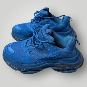 Balenciaga Men's Vibrant Blue Sneakers